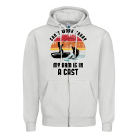 Dove Grey dad fishing Zipper Hoodie - artisFamous