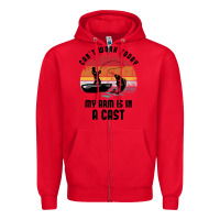 Red dad fishing Zipper Hoodie - artisFamous