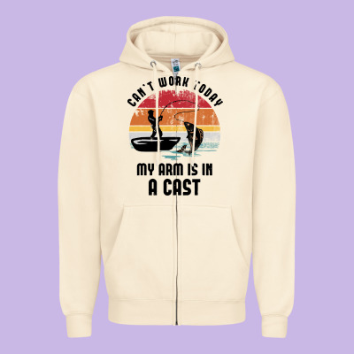 Dad Fishing Zipper Hoodie Designed By Artisfamous