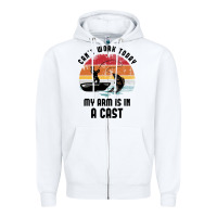 White dad fishing Zipper Hoodie - artisFamous