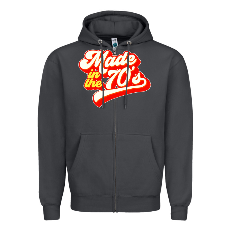 Made In The 70s Retro Zipper Hoodie by artisFamous | Teevron