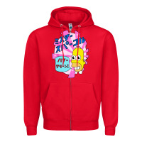 Mr Funny Sparkles Zipper Hoodie | Teevron