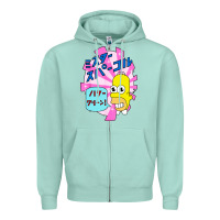Seafoam mr funny sparkles Zipper Hoodie - artisFamous