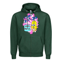 Sports Green mr funny sparkles Zipper Hoodie - artisFamous