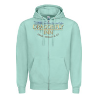 Seafoam dragonfly inn Zipper Hoodie - artisFamous
