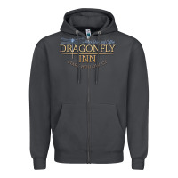 Smoke dragonfly inn Zipper Hoodie - artisFamous