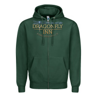 Sports Green dragonfly inn Zipper Hoodie - artisFamous