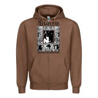 Chestnut the doors Zipper Hoodie - artisFamous