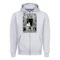 Heather Grey the doors Zipper Hoodie - artisFamous
