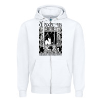 White the doors Zipper Hoodie - artisFamous