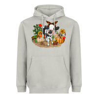 Moon Dust Fall baby cow Heavyweight Hoodie - RanaPortraitStore
