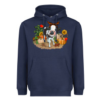 Navy Fall baby cow Heavyweight Hoodie - RanaPortraitStore