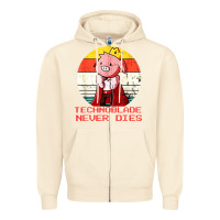 Sandshell retro style technoblade merch cosplay Zipper Hoodie - artisFamous