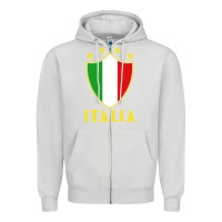 Dove Grey italia   italia Zipper Hoodie - artisFamous
