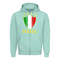 Seafoam italia   italia Zipper Hoodie - artisFamous