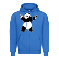 True Royal banksy panda Zipper Hoodie - artisFamous