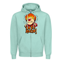 Seafoam heat miser i'am too much Zipper Hoodie - artisFamous