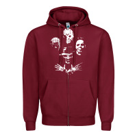 Horror And Scream Film Zipper Hoodie | Teevron
