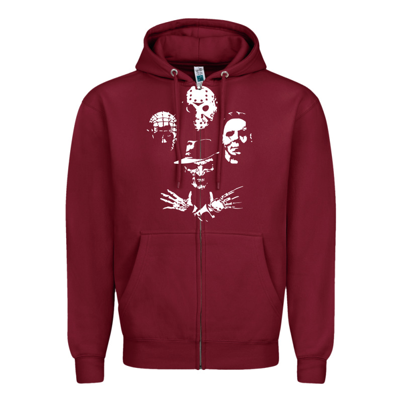 Horror And Scream Film Zipper Hoodie by artisFamous | Teevron