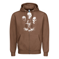 Chestnut horror and scream film Zipper Hoodie - artisFamous