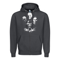 Smoke horror and scream film Zipper Hoodie - artisFamous