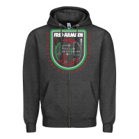 Charcoal Heather fred armisen Zipper Hoodie - artisFamous