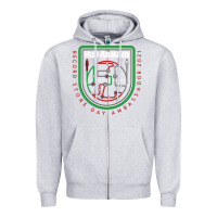 Heather Grey fred armisen Zipper Hoodie - artisFamous