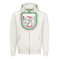 Oatmeal Heather fred armisen Zipper Hoodie - artisFamous
