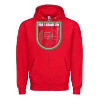 Red fred armisen Zipper Hoodie - artisFamous