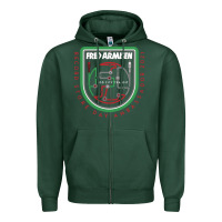 Sports Green fred armisen Zipper Hoodie - artisFamous