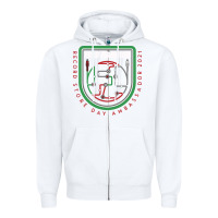 White fred armisen Zipper Hoodie - artisFamous