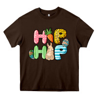 Chocolate Brown Hip hop Easter Day Heavy Core Tee - HowdyJamesFarm