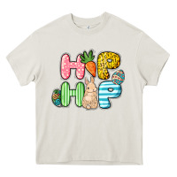 Cream Hip hop Easter Day Heavy Core Tee - HowdyJamesFarm