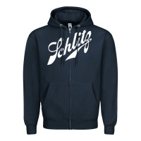 Navy schlitz beer Zipper Hoodie - artisFamous