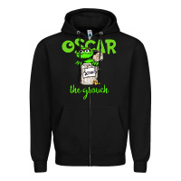 Black the grouch Zipper Hoodie - artisFamous
