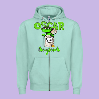 The Grouch Zipper Hoodie Designed By Artisfamous