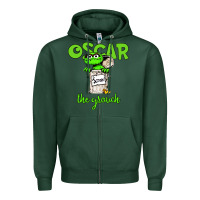 Sports Green the grouch Zipper Hoodie - artisFamous