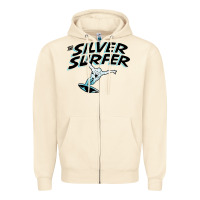Sandshell silver surfer Zipper Hoodie - artisFamous