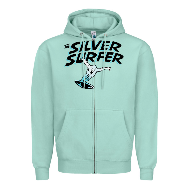 Silver Surfer Zipper Hoodie by artisFamous | Teevron