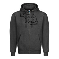 Charcoal Heather I Ate All Your Money Zipper Hoodie - artisFamous