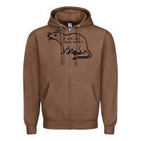 Chestnut I Ate All Your Money Zipper Hoodie - artisFamous