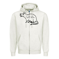 Oatmeal Heather I Ate All Your Money Zipper Hoodie - artisFamous