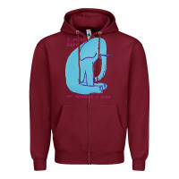 Burgundy i must rest my rampage is over Zipper Hoodie - artisFamous