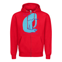 Red i must rest my rampage is over Zipper Hoodie - artisFamous