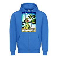 True Royal hawaii hula girl Zipper Hoodie - artisFamous