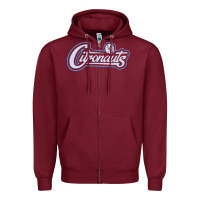 Burgundy citronauts Zipper Hoodie - artisFamous