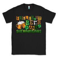 Black fueled by beer and shenanigans Classic Tee - CowGirlArtShop