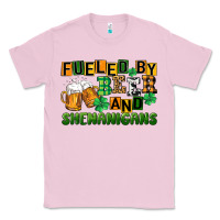 Bubblegum Pink fueled by beer and shenanigans Classic Tee - CowGirlArtShop