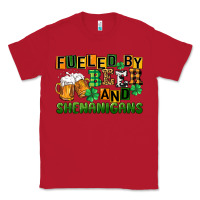 Red fueled by beer and shenanigans Classic Tee - CowGirlArtShop