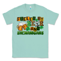 Seafoam fueled by beer and shenanigans Classic Tee - CowGirlArtShop